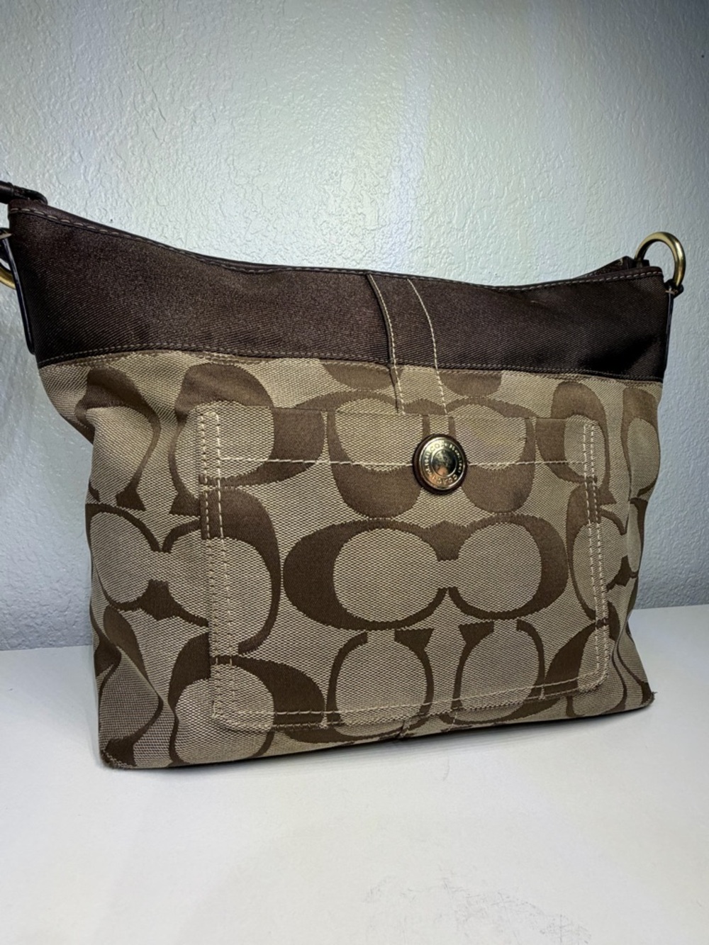 Coach Signature Ergo Hobo
Shoulder Bag Brown No LO771-11689 - Picture 2 of 11